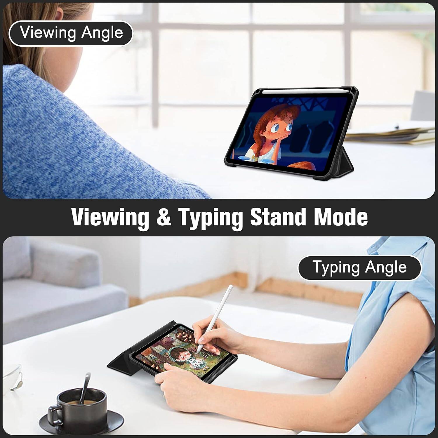 Viewing Angle  
Viewing & Typing Stand Mode  
Typing Angle