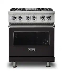 Viking - 30-Inch Dual Fuel Freestanding Range - Onyx