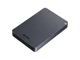 Buffalo Technology - BUFFALO 2TB MiniStation HD-PGF Portable Hard Drive USB 3.2 Gen 1, Micro B Model HD-PGF2.0U3BB - Black