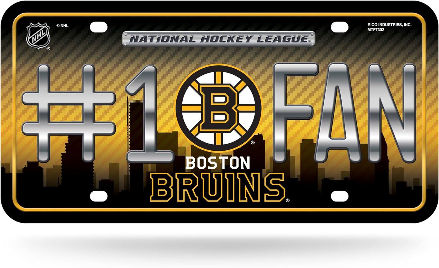 NHL RICO INDUSTRIES, INC. MTF7302  
NATIONAL HOCKEY LEAGUE  
#1 BOSTON BRUINS FAN