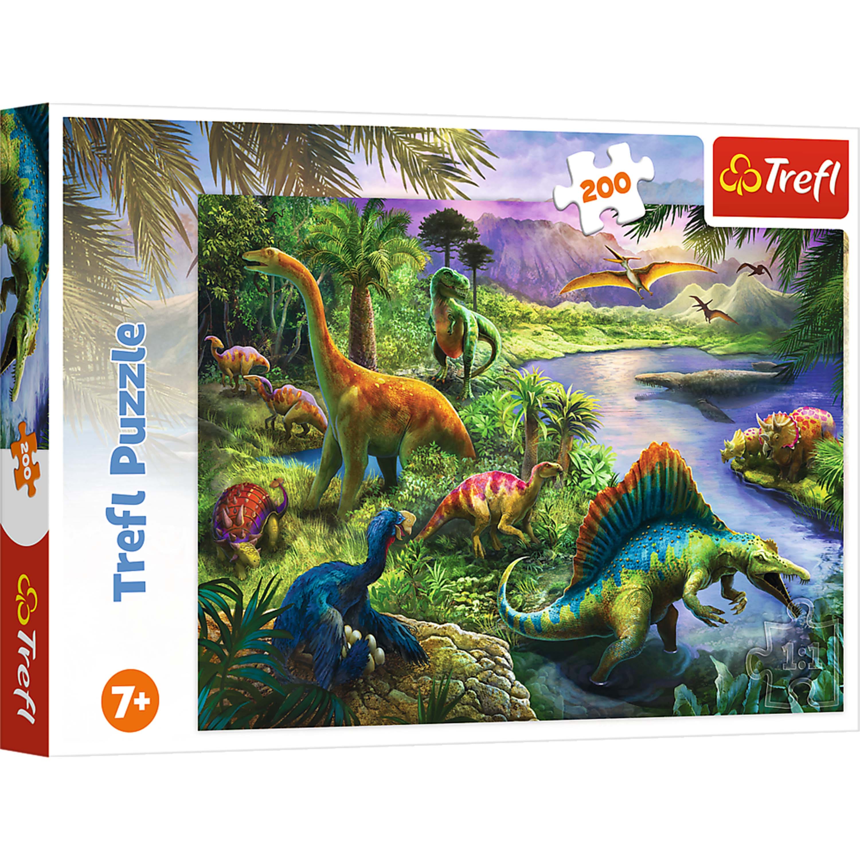 Trefl - Red 200 Piece Kids Puzzle - Hungry Dinosaurs price history on PriceWatchPro