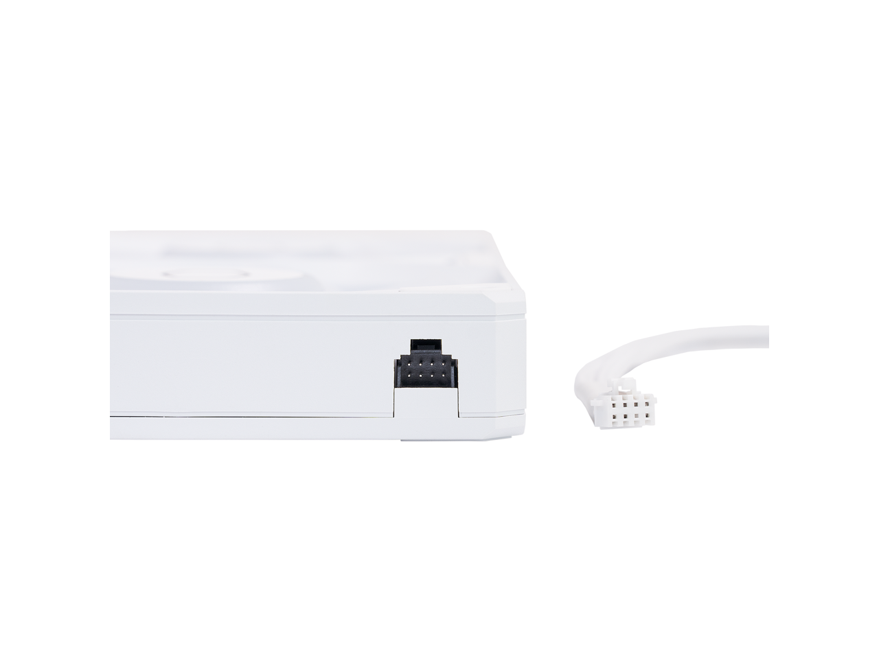 Alt View 2. Cooler Master - Cooler Master White aRGB Case|360mm Liquid Cooler, PWM, Radiant Lighting - White.