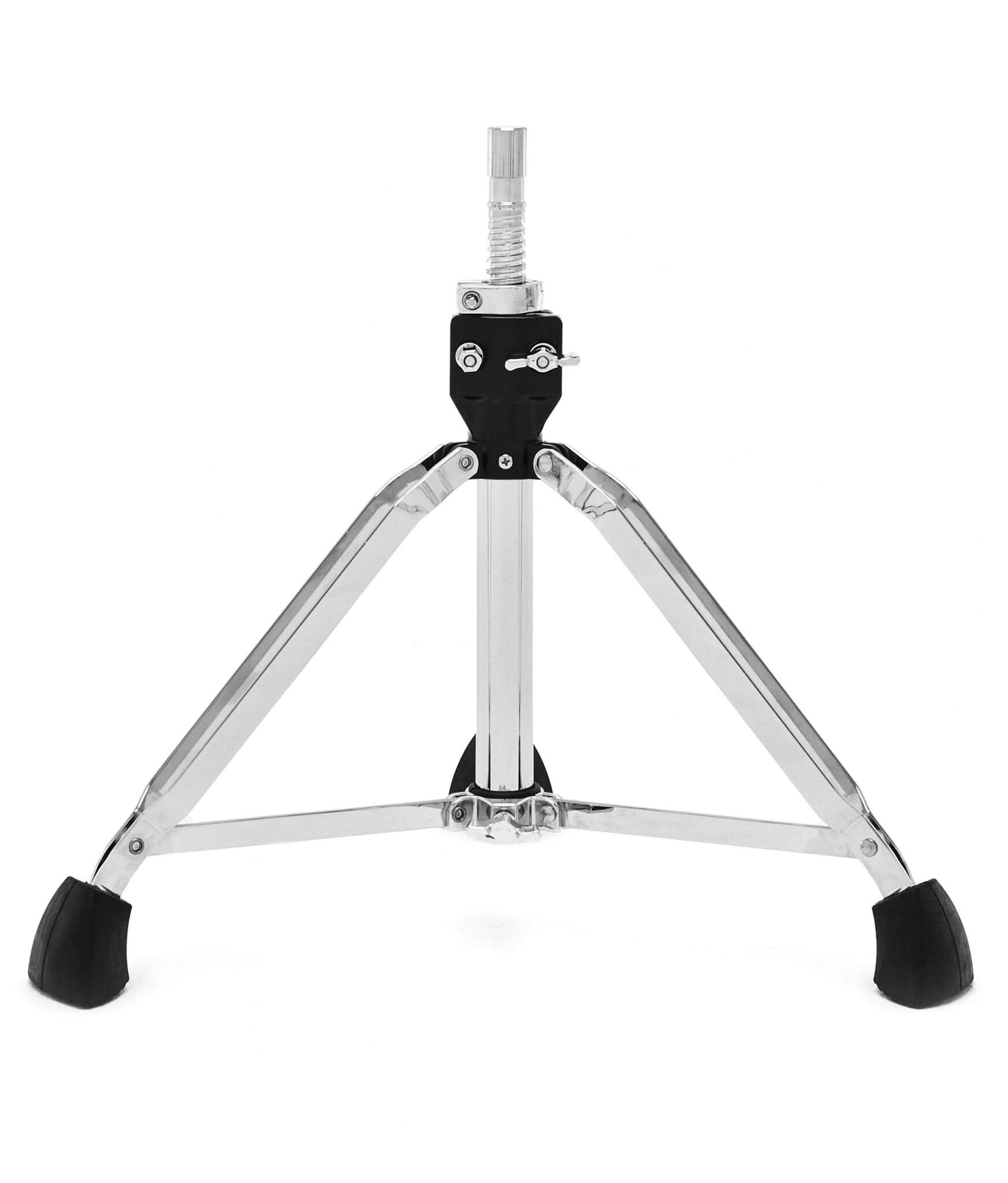 Angle. Gibraltar Hardware - 9000 Series Double-Braced Drum Throne Base, Heavy-Duty Tripod with Spindle Height Adjustment, Super Foot Non-Skid Feet.