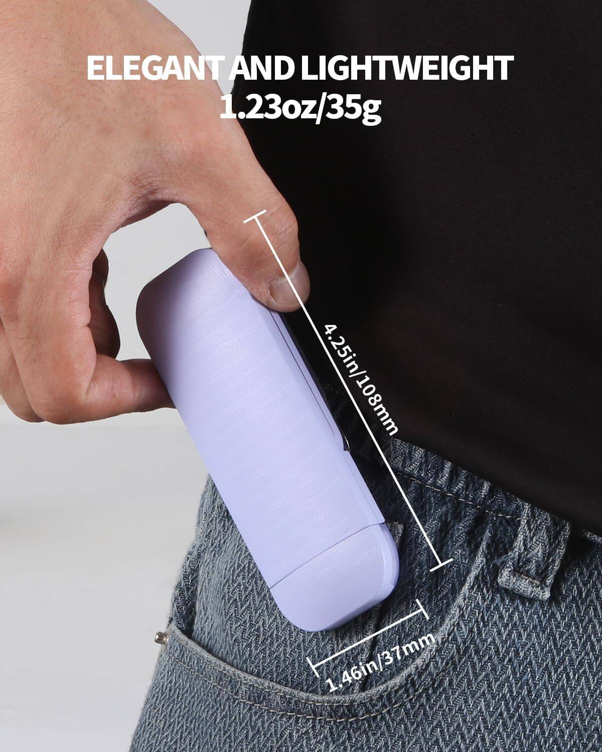 ELEGANT AND LIGHTWEIGHT  
1.23oz/35g  

4.25in/108mm  

1.46in/37mm