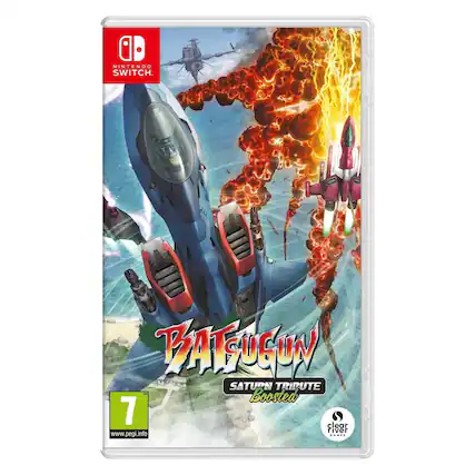 NINTENDO SWITCH BATEUGUN SATURN TRIBUTE Boosted 7 clear river www.pegi.info SAMIS - E10+ (Everyone 10+)