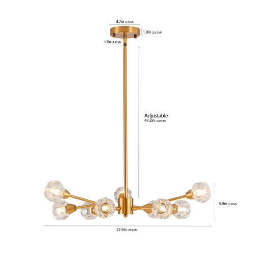 4.7in (13CM) 1.0in (2.5CM) Adjustable 4.7in (12CM) 5.9in (15CM) 27.6in (70CM)