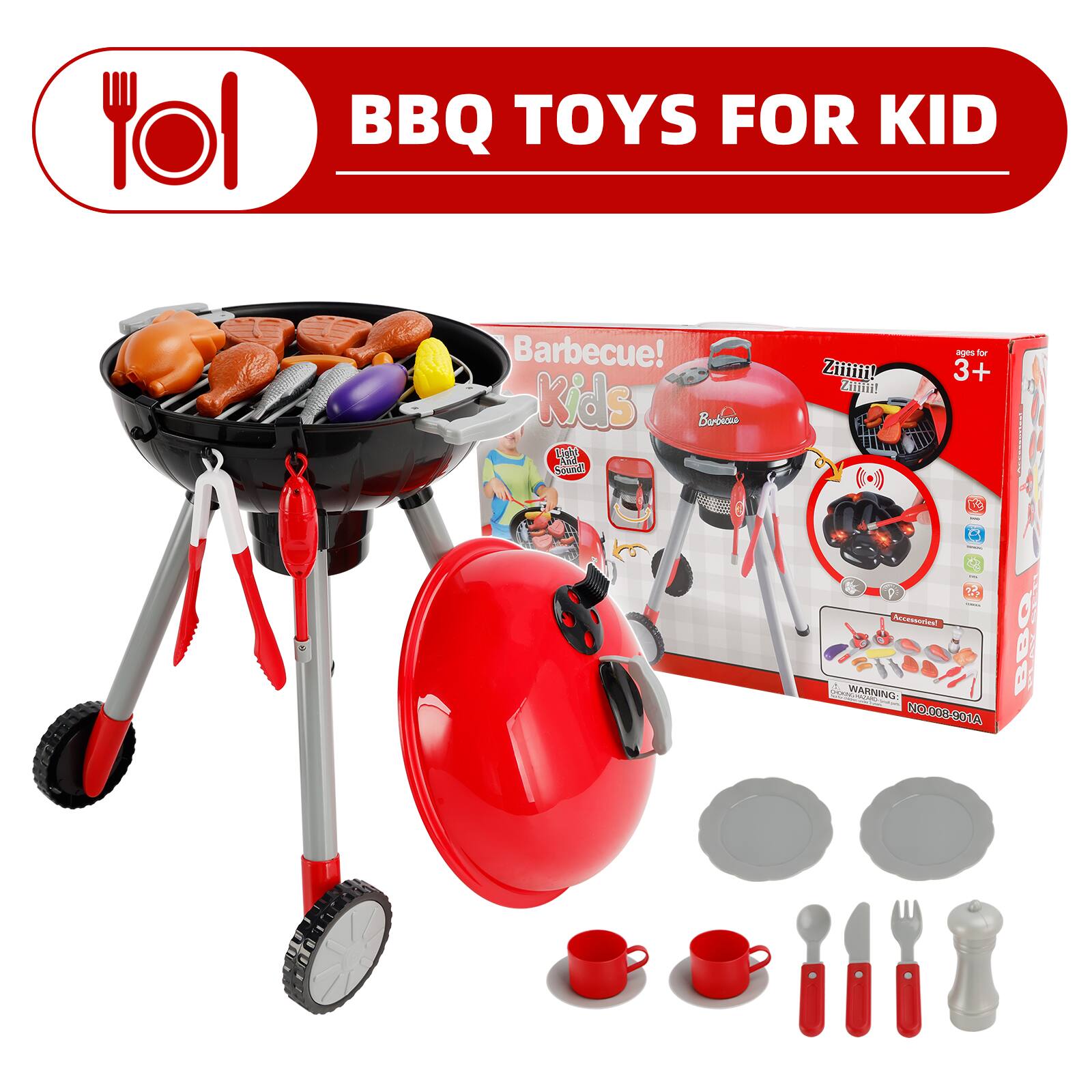 BBQ TOYS FOR KID

Barbecue! Kids

Zitti!

3+ 

WARNING: NO 008-801A
