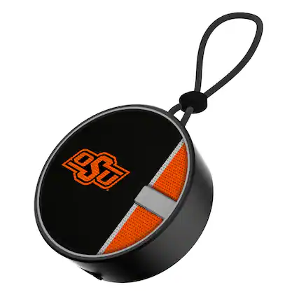 Front. Keyscaper - Oklahoma State Cowboys Logo Waterproof Bluetooth Speaker - Multicolor.