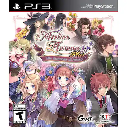 Atelier Rorona Plus: The Alchemist of Arland
Only on PlayStation 3
TEEN ADOLESCENTS
ESRB
Gust
KOEI TECMO AMERICA CORP - T (Teen 13+)