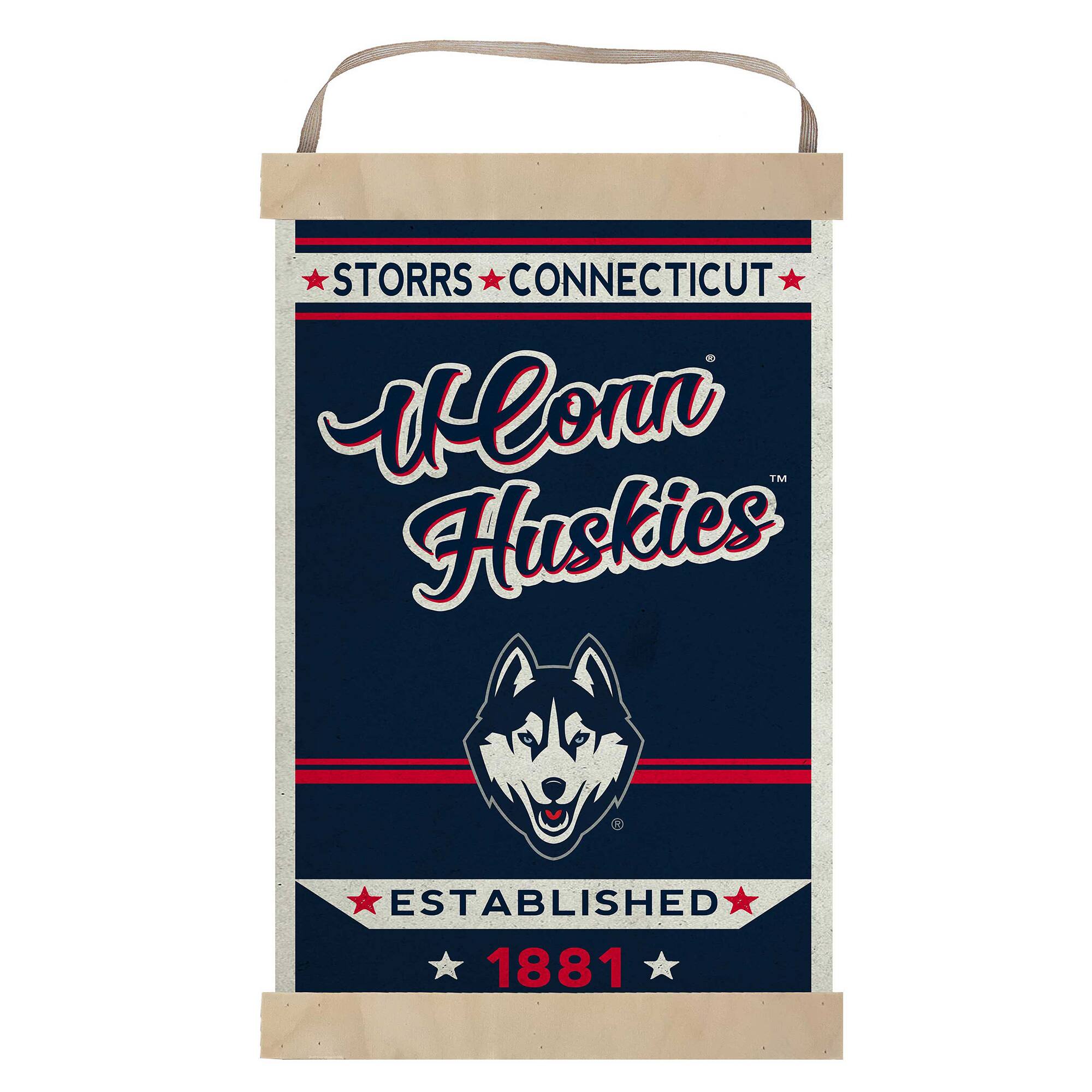 STORRS CONNECTICUT  
UConn Huskies  
ESTABLISHED 1881
