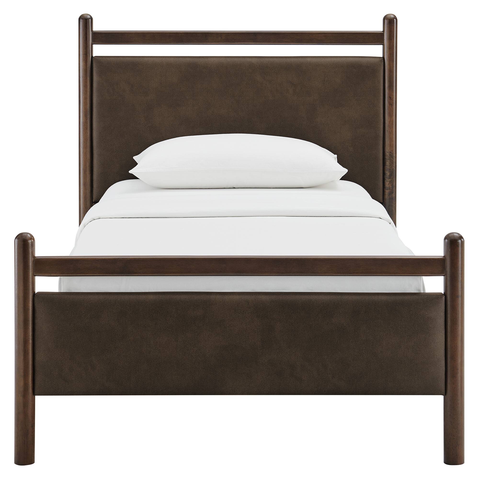 Alt View 4. Modway - Ginny Platform Bed Frame by Modway - Wenge Mushroom.