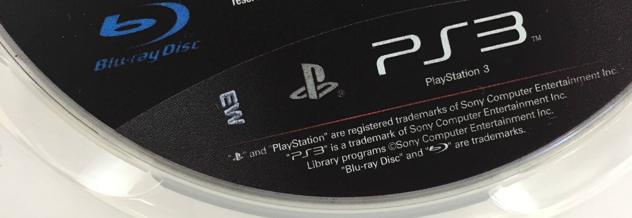Blu-ray Disc

PS3™
PlayStation 3

"PS3™" and "PlayStation" are registered trademarks of Sony Computer Entertainment Inc.
"PS3™" is a trademark of Sony Computer Entertainment Inc.
Library programs ©Sony Computer Entertainment Inc.
"Blu-ray Disc" and "BD" are trademarks.

Sony Computer Entertainment Inc.