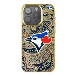 Keyscaper - MLB - Toronto Blue Jays Paisley Bling iPhone Case - 14 - Gold