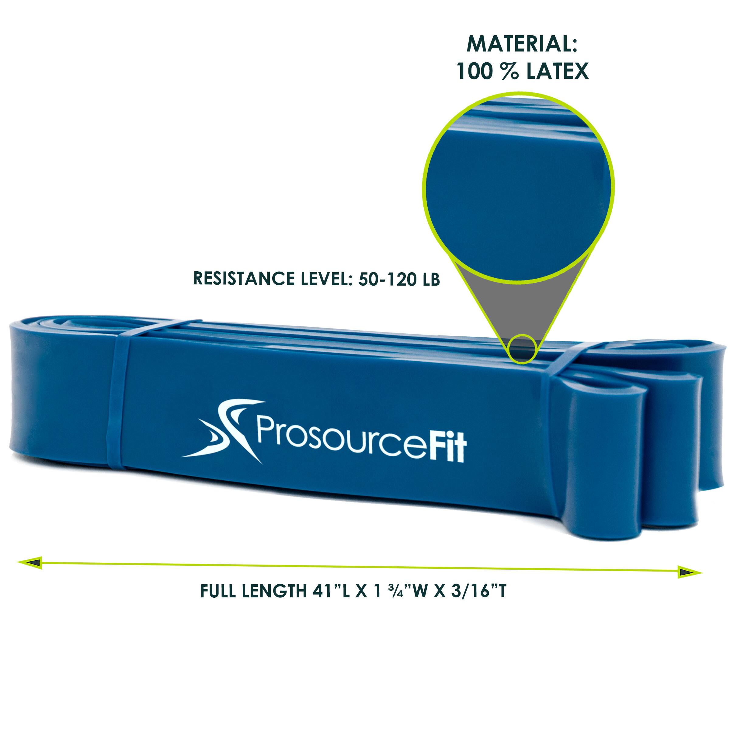 MATERIAL: 100 % LATEX
RESISTANCE LEVEL: 50-120 LB
ProsourceFit
FULL LENGTH 41"L X 1 3/4"W X 3/16"T