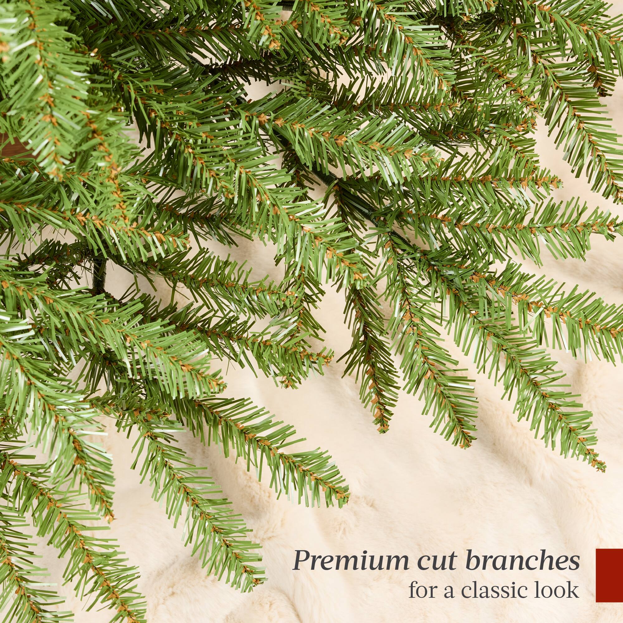 Premium cut branches for a classic look