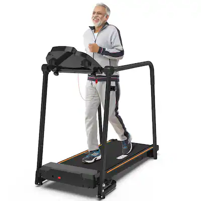 Redliro Walking Treadmill with Long Handrails for Seniors 300lbs