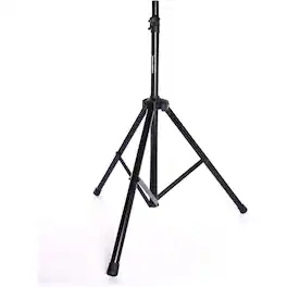 Lyxpro - PA Speaker Stand, Heavy Duty PA Speaker Tripod with 4’ to 6’ Adjustable Height & Bag - Black