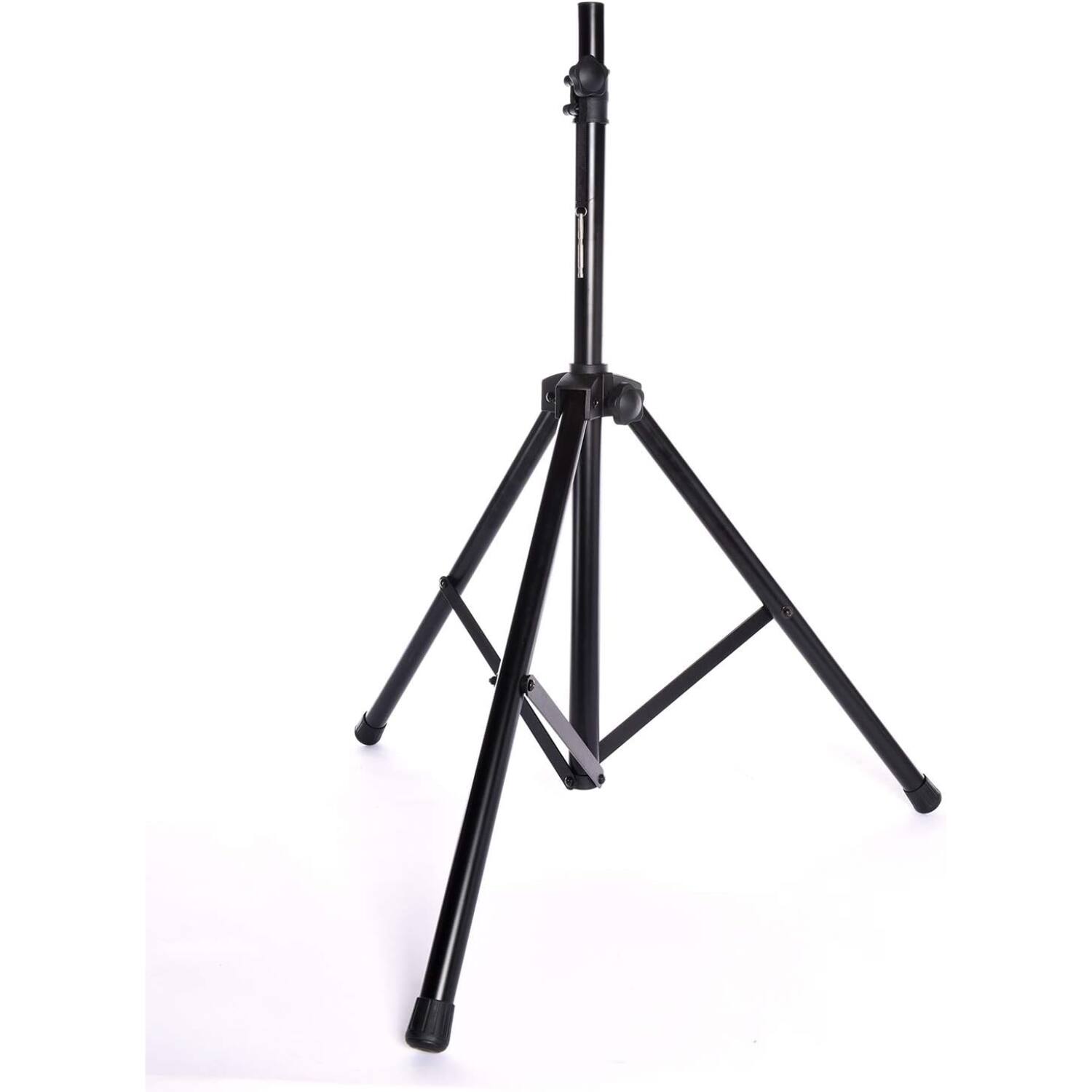 Front. Lyxpro - PA Speaker Stand, Heavy Duty PA Speaker Tripod with 4’ to 6’ Adjustable Height & Bag - Black.