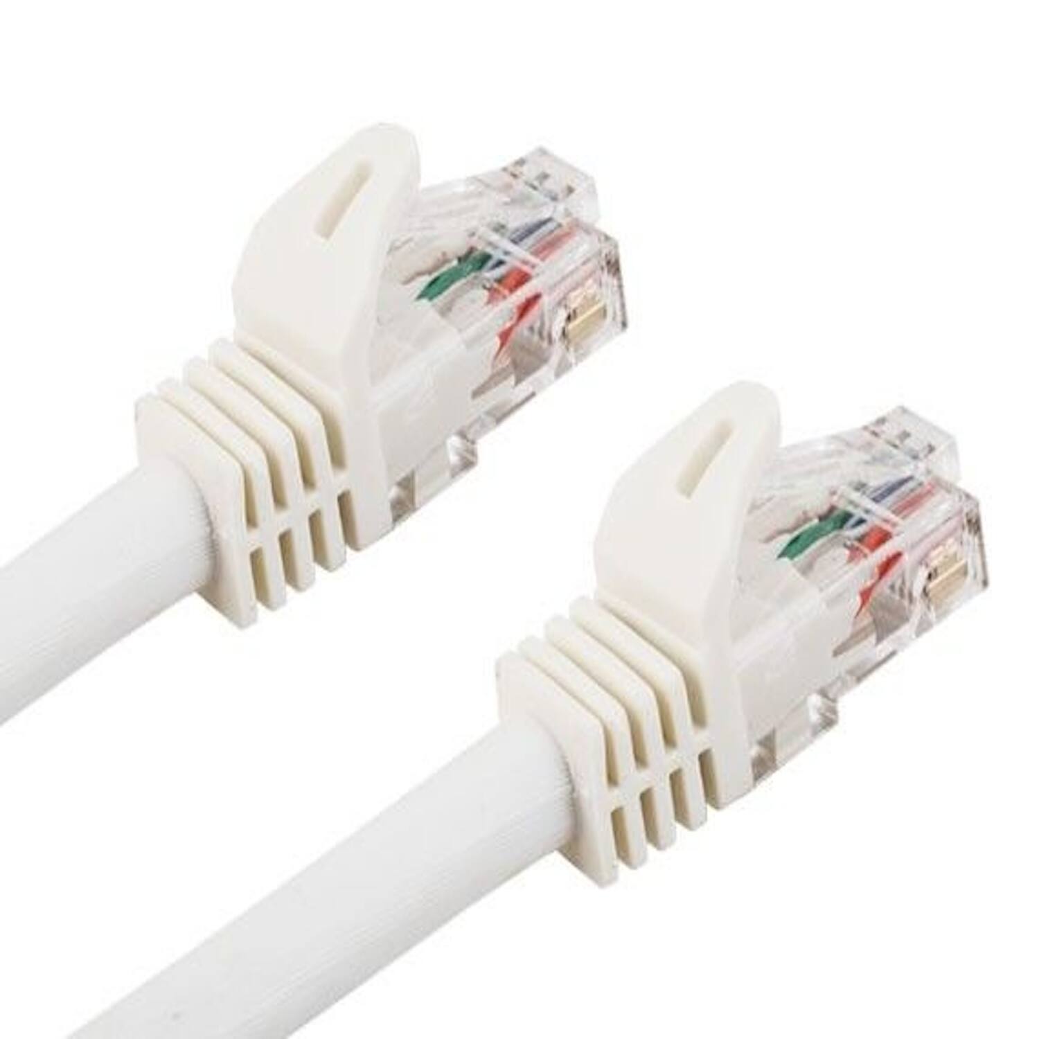 Angle. Sanoxy - SANOXY Cables and Adapters; 25ft Cat6a 600 MHz UTP Snagless Ethernet Network Patch Cable, White - White.