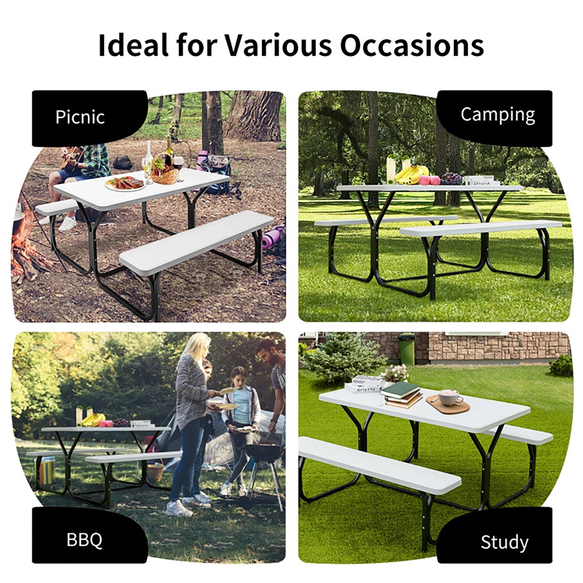 Ideal for Various Occasions

- Picnic
- Camping
- BBQ
- Study