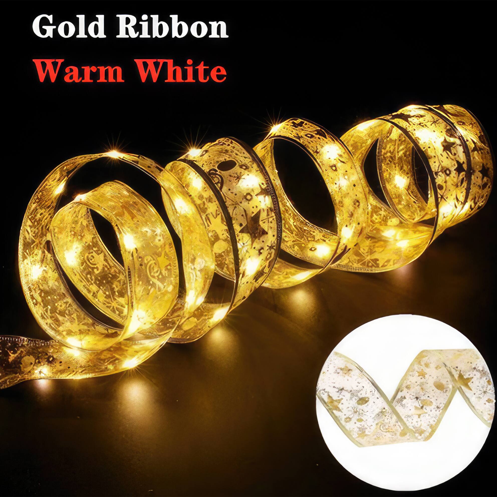 Gold Ribbon  
Warm White