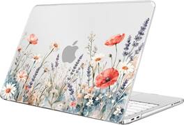 Fintie - Case for MacBook Neo 13 Inch (Model A3404, 2026 Release) Snap-On Hard Shell Cover, Ultra-Thin, Slim Fit, Lightweight - Wildflower