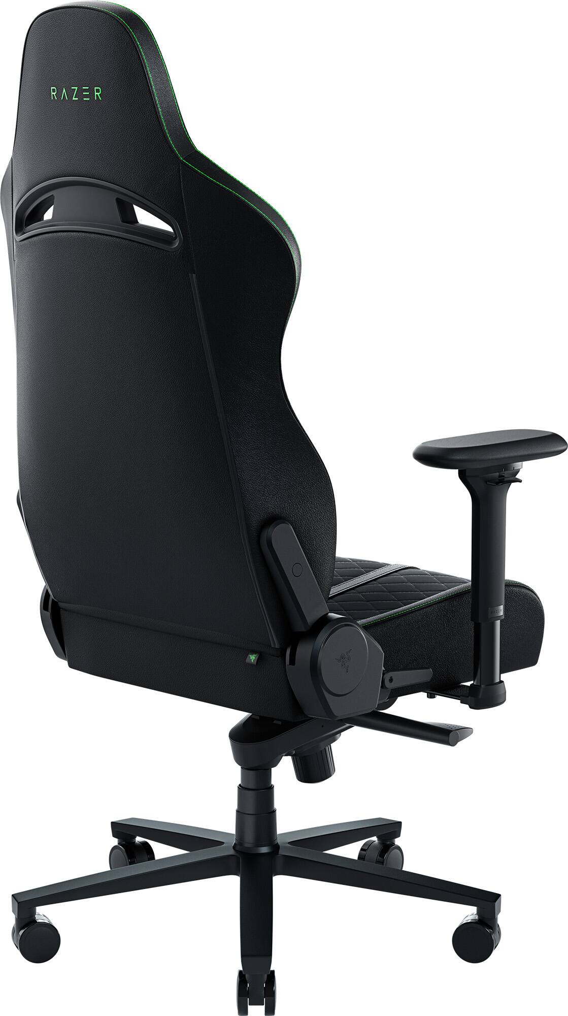 Alt View 18. Razer - Enki Gaming Chair with Synthetic Leather for All-Day Comfort - Black/Green.