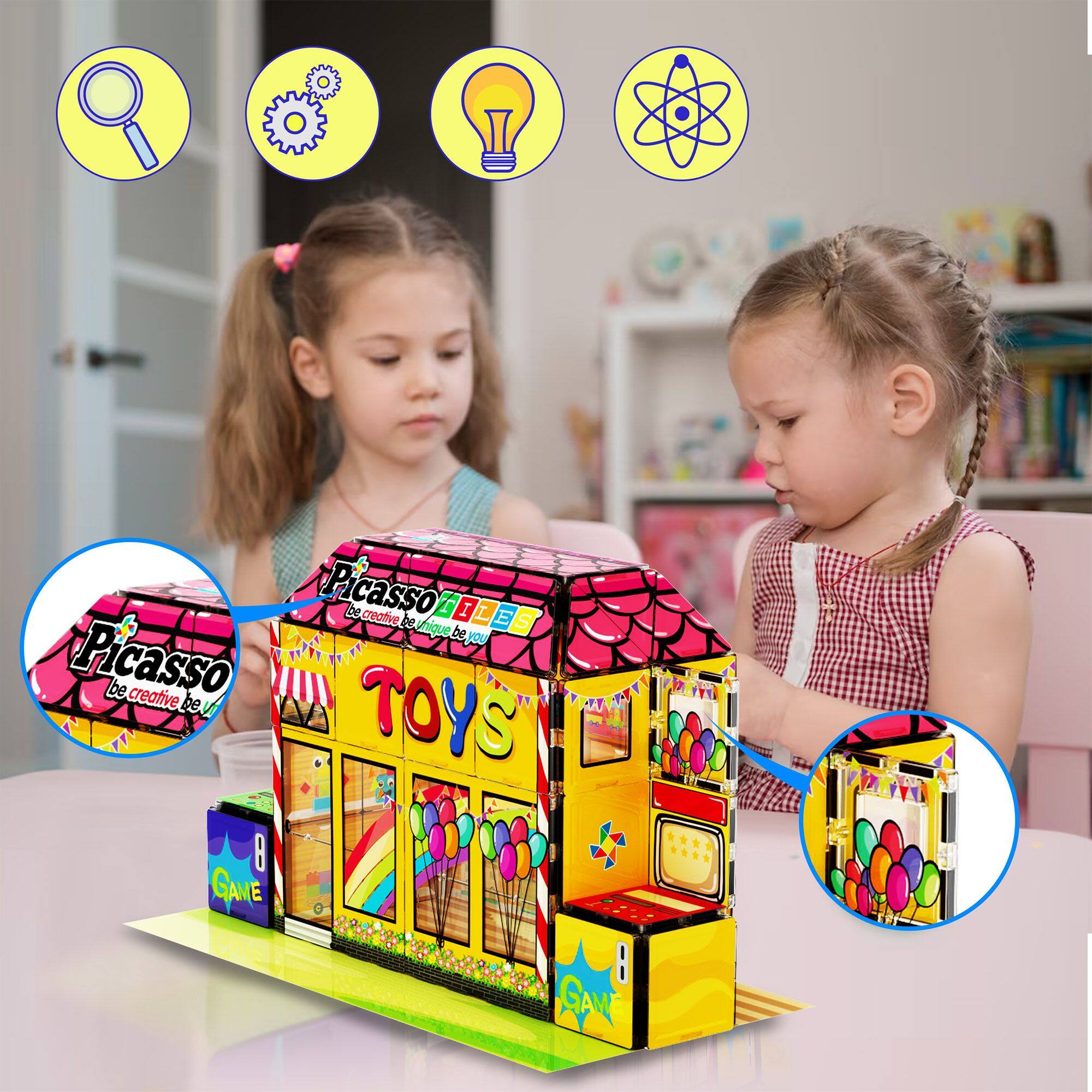 Picasso be creative be unique be you  
TOYS  
GAME