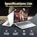 Specifications List
Store, organize, and access with rich memory space.
- Intel Core i3-1215U
- Intel UHD Graphics
- 64GB RAM
- 1.16TB Storage