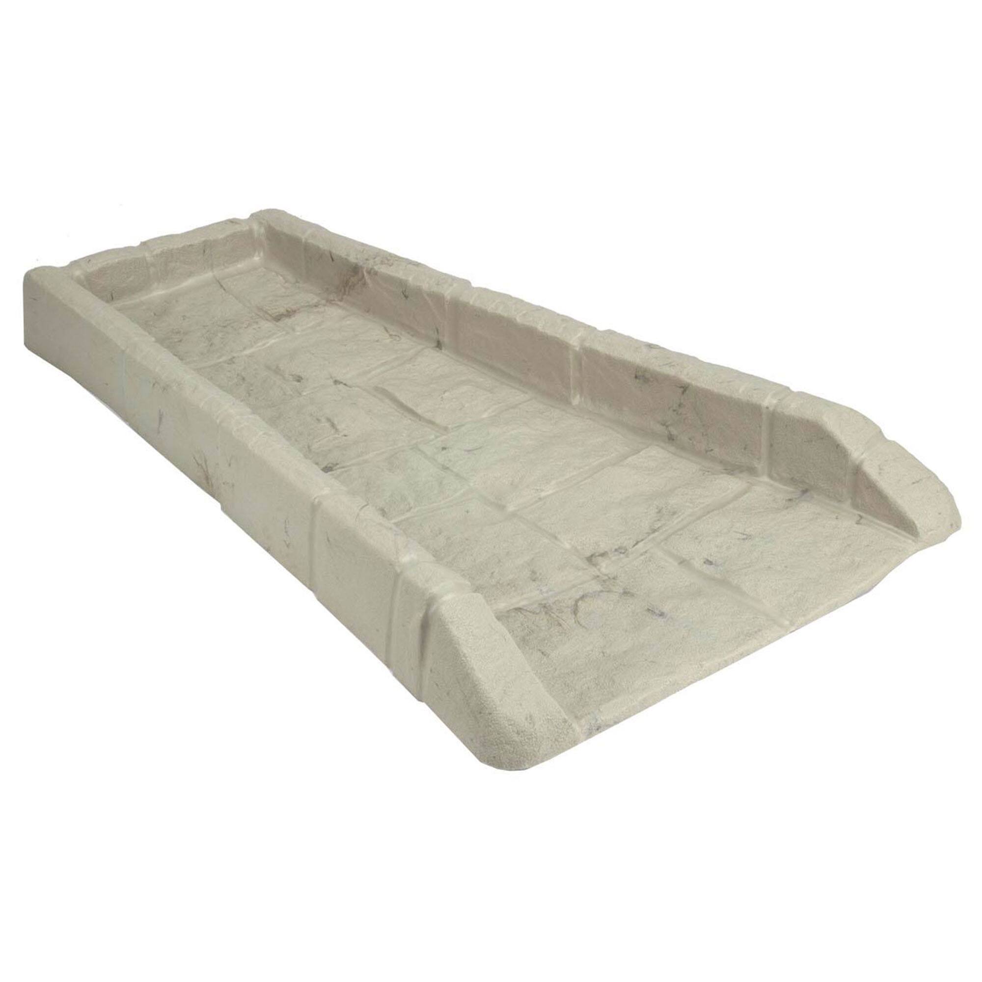 Alt View 5. Suncast - Suncast SB24 Decorative Rain Gutter Downspout Splash Block, Tan  (2 Pack) - Stone light taupe.