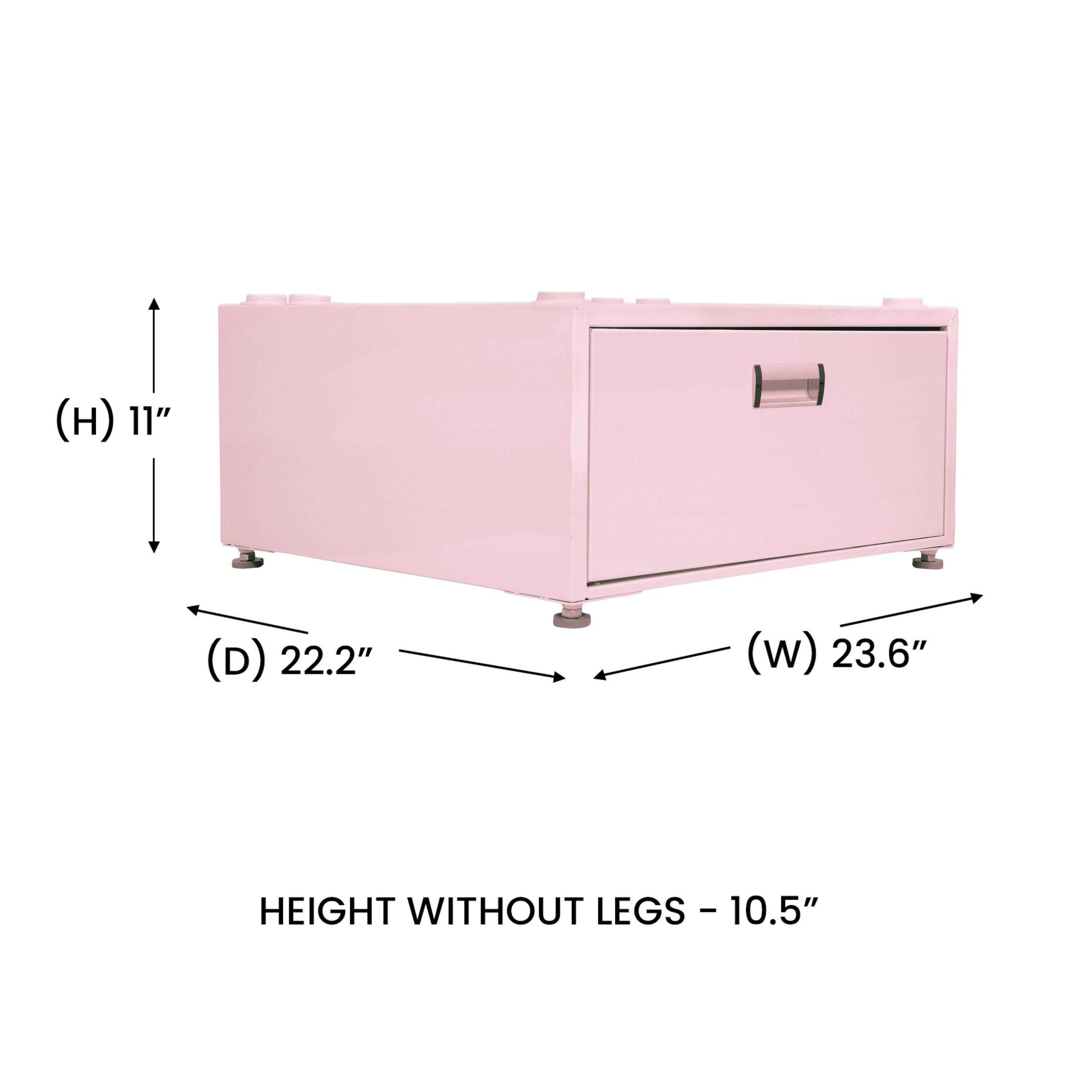 (H) 11"  
(D) 22.2"  
(W) 23.6"  

HEIGHT WITHOUT LEGS - 10.5"