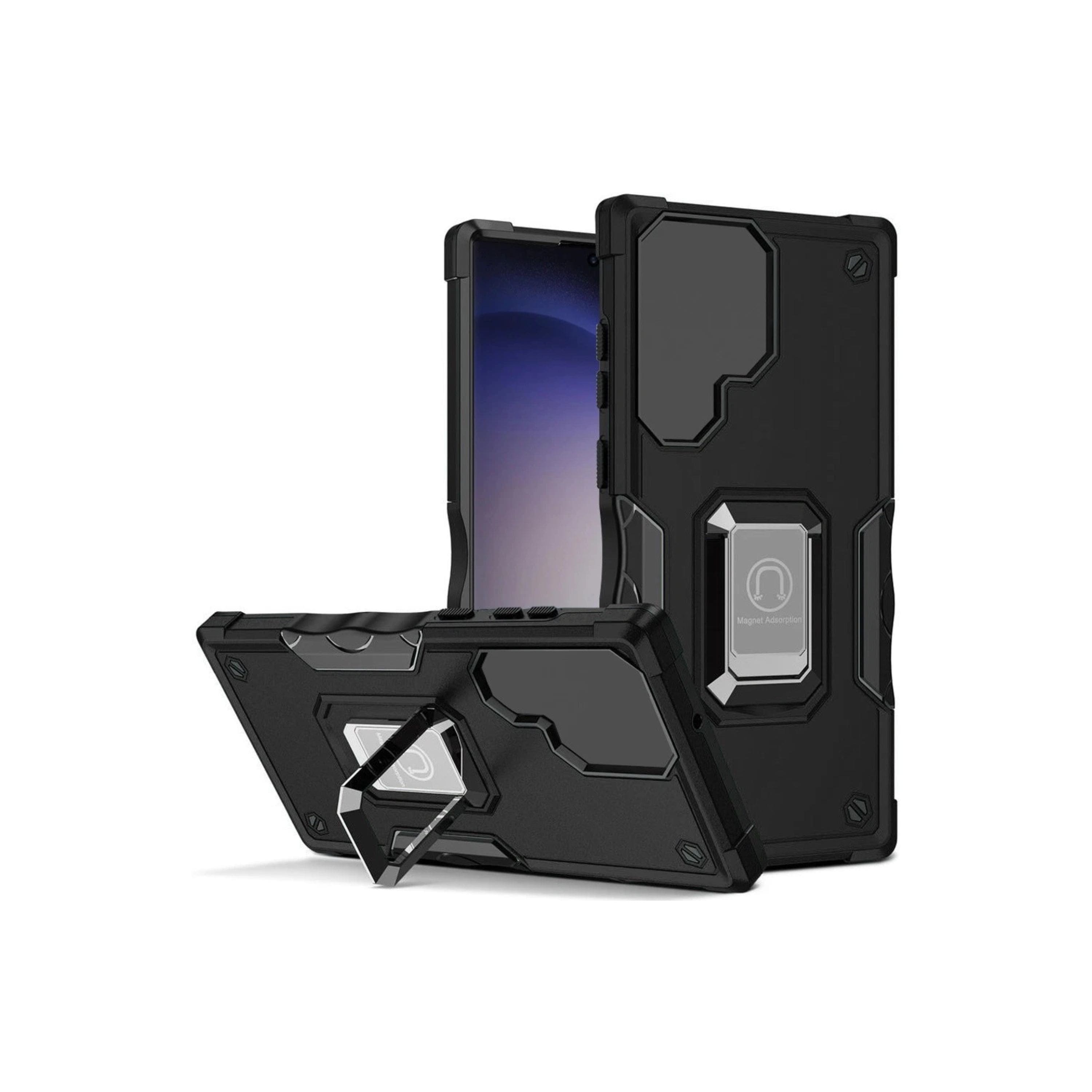Kitcheniva - Magnetic Ring Stand Grip Case For Samsung Galaxy S24 Plus - Black price history on PriceWatchPro