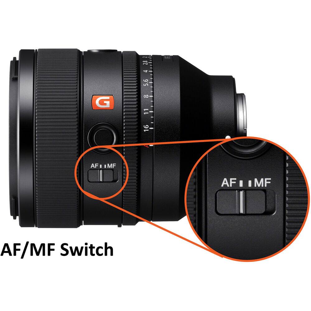 G
2 2.8 4 5.6 8 11 16
AF I MF
AF/MF Switch