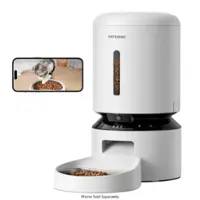 PETLIBRO - Granary WiFi Stainless Steel 5L Automatic Dog and Cat Feeder with Camera Monitoring - White - Front_Zoom