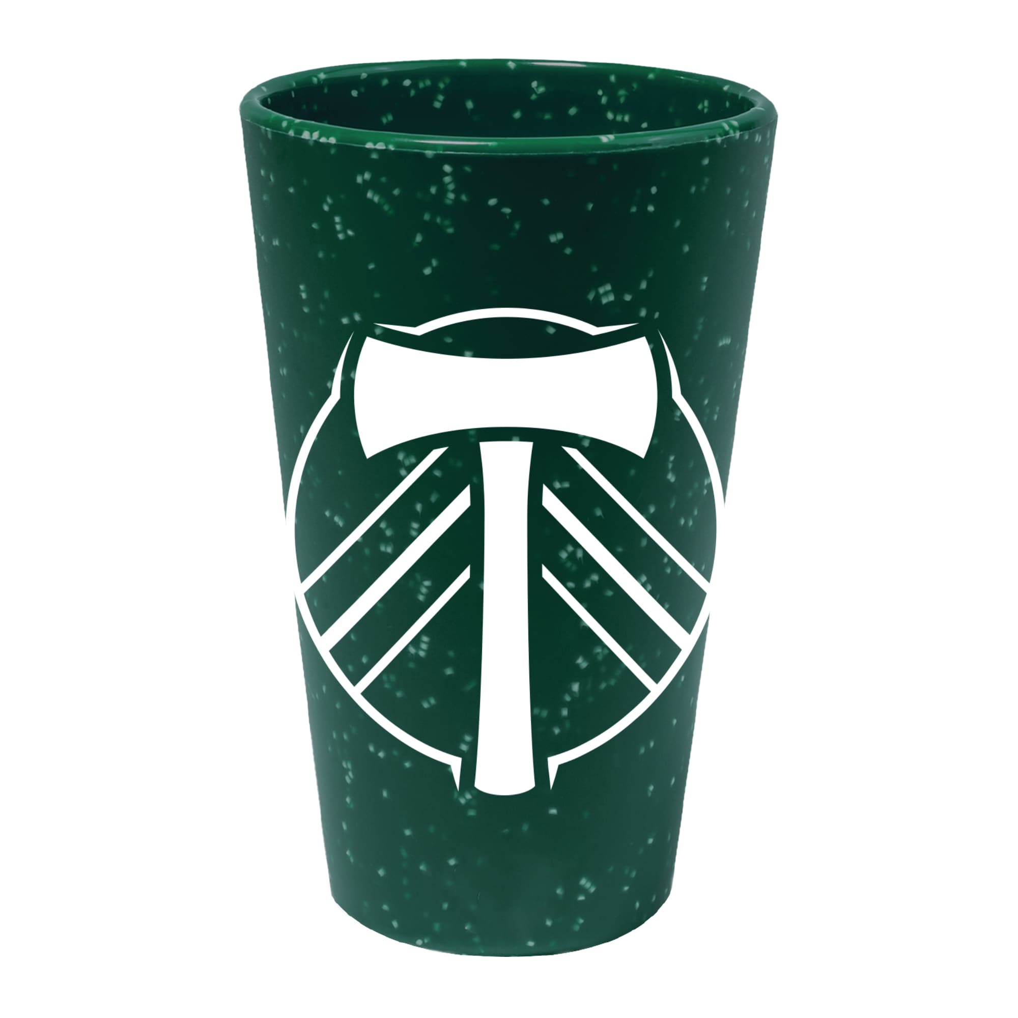 Front. WinCraft - Portland Timbers 16oz. Fun Silicone Pint Glass - Multicolor.