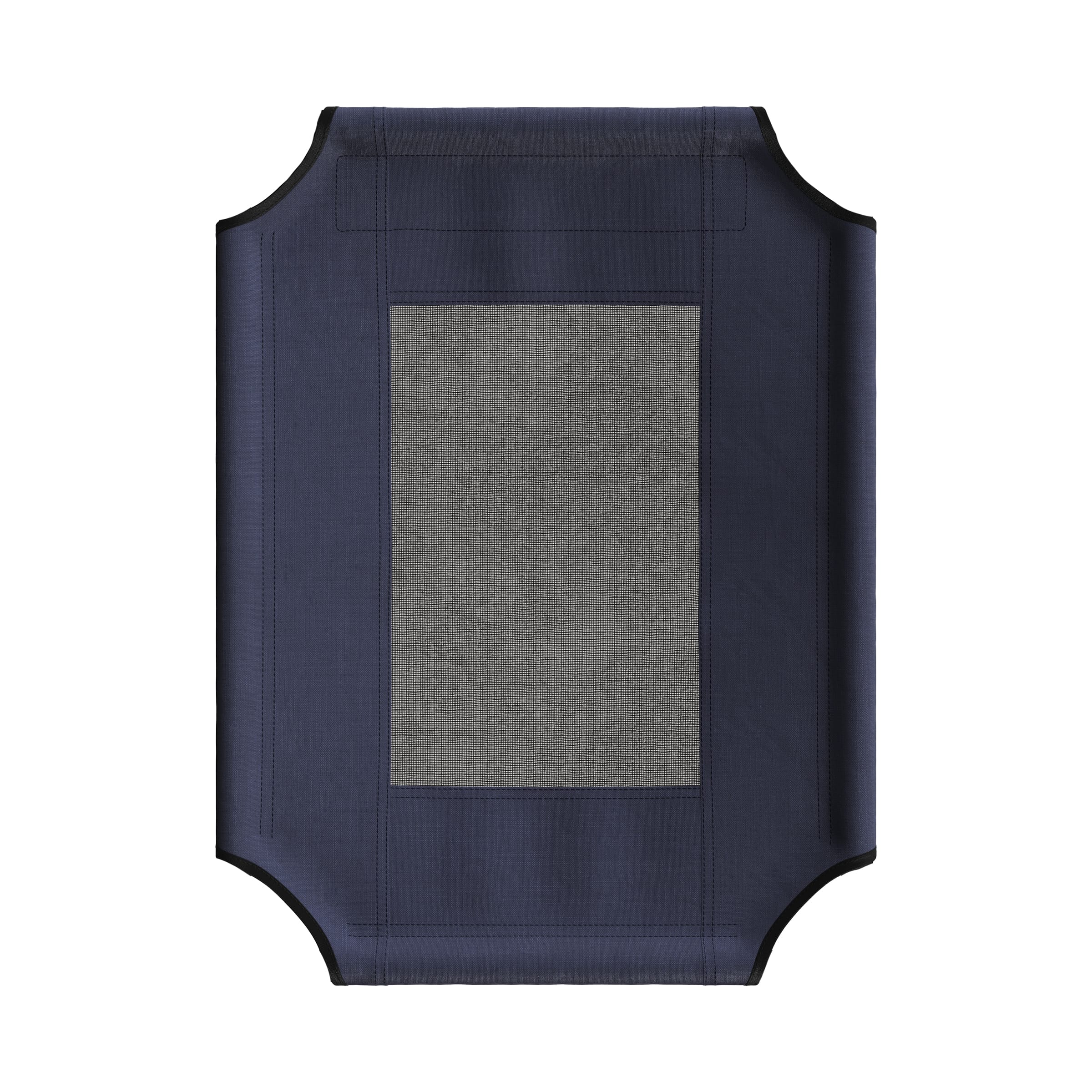 PetMaker - Elevated Dog Bed Cover 24.5x18.5in Replacement Pet Bed Cover with Mesh Panel Cat or Dog Cot Not Included - Navy Blue