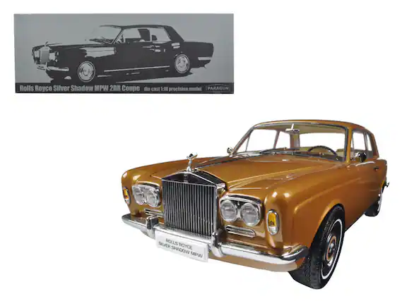 Rolls Royce Silver Shadow MPW 2DR Coupe die cast 1:18 precision model
PARAGON
ROLLS ROYCE
SILVER SHADOW MPW