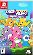 Nintendo Switch. Care Bears Unlock the Magic. E (Everone) E (Enfants et Adultes) E (ESRB M) MAXIMUM ENTERTAINMENT.