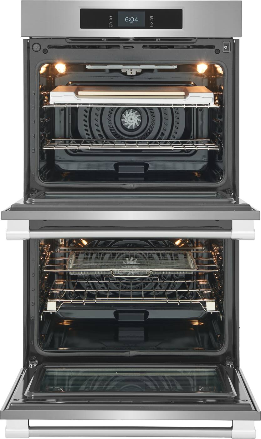 Alt View 8. Frigidaire - Professional 30" Built-In Double Wall oven with Total Convection and Stone-Baked Pizza Mode - Stainless Steel.