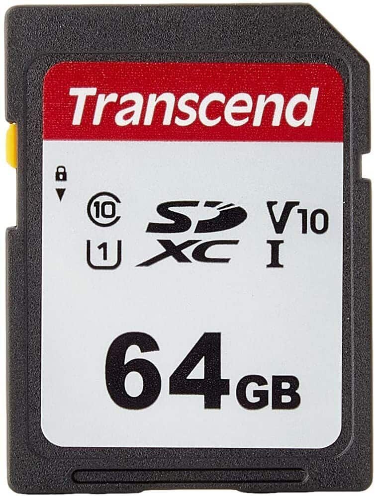 Transcend - 64GB 300S SDXC Class 10 Memory Card