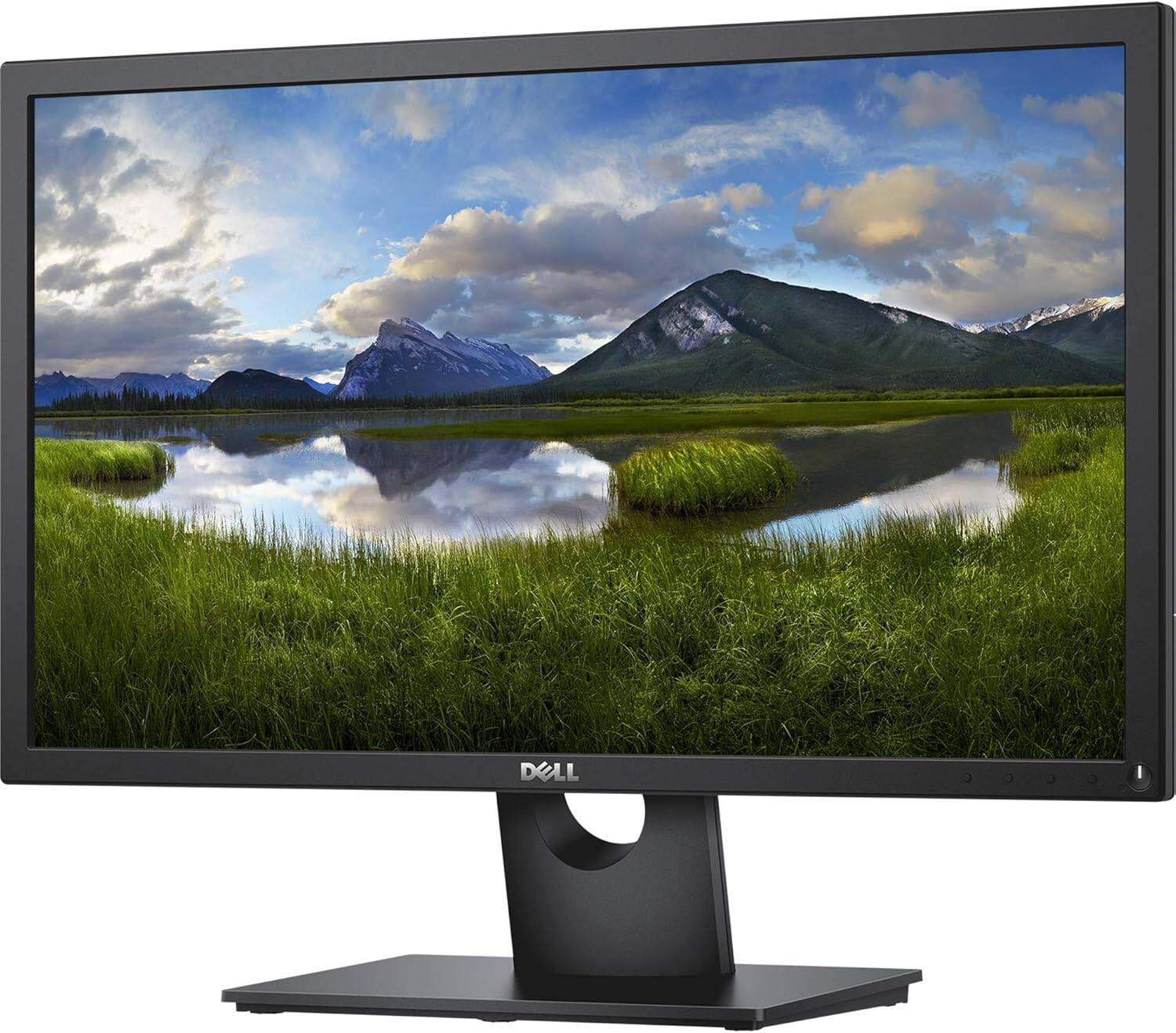 Back. Dell - Dell E2318H 23" FHD IPS Monitor, Anti-Glare, Flicker Free, VESA Mount, VGA 2 Pack w/DKZ Hub & Ergoflexy Dual Mount Arm - Black.