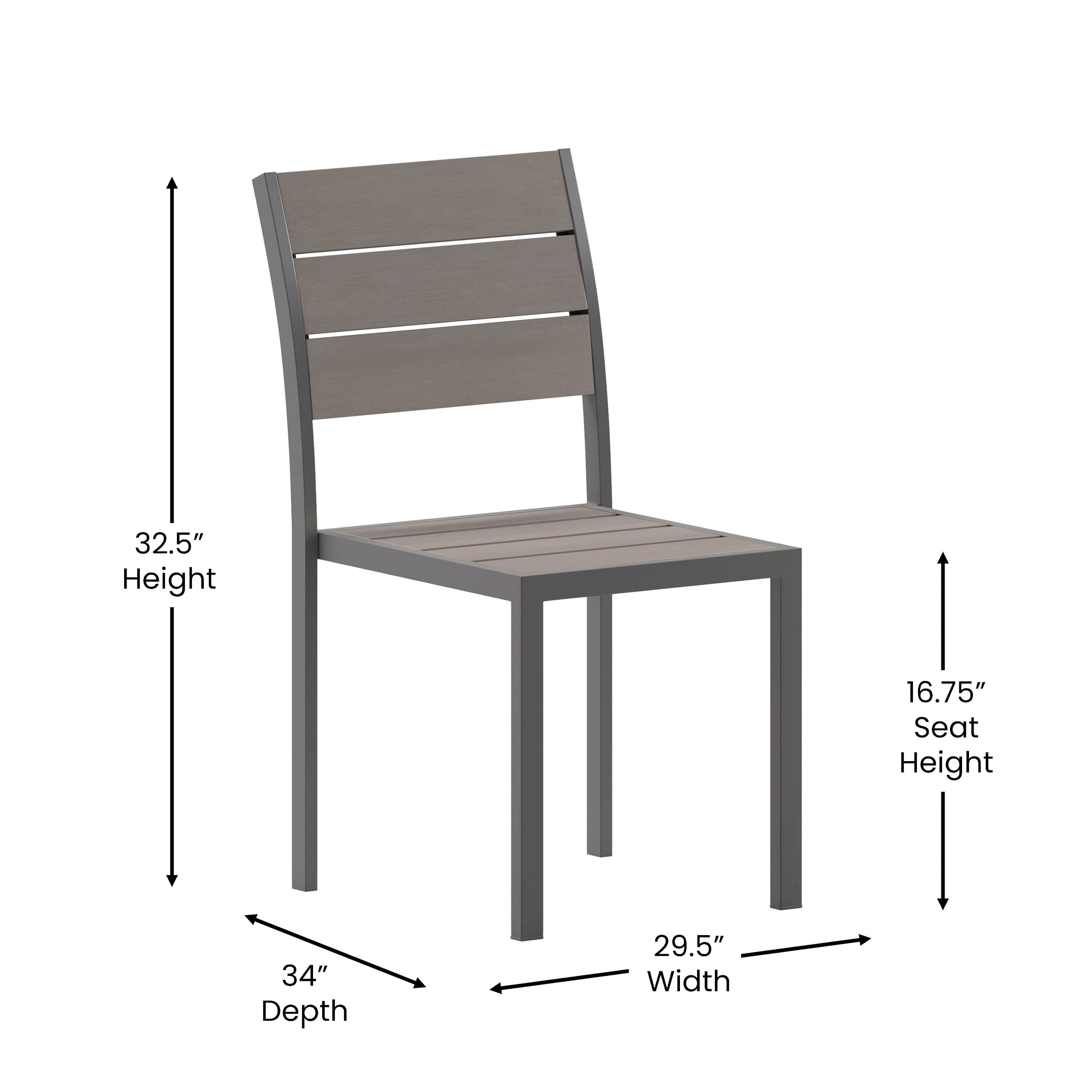 32.5" Height  
16.75" Seat Height  
34" Depth  
29.5" Width