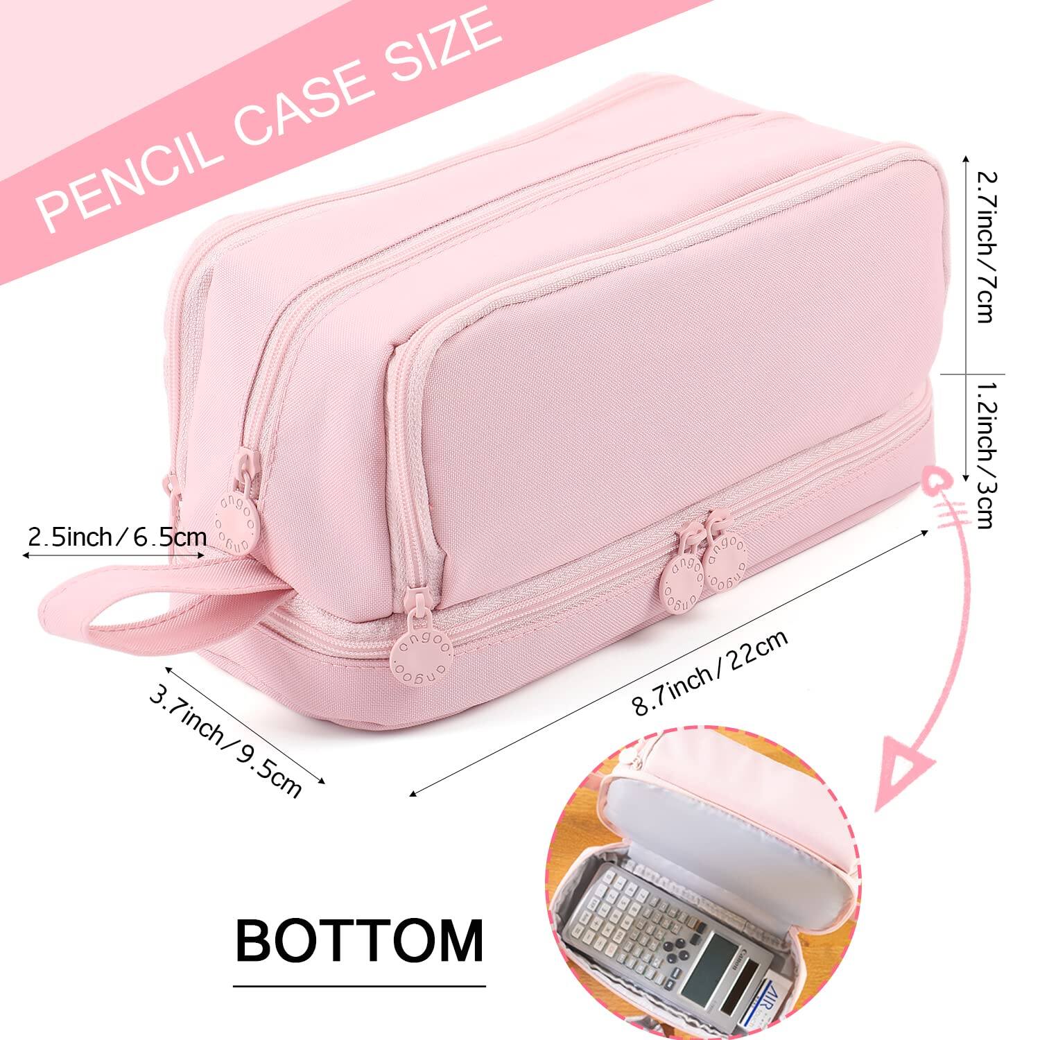 Pencil Case Size

- 2.5 inch / 6.5 cm
- 3.7 inch / 9.5 cm
- 8.7 inch / 22 cm
- 2.7 inch / 7 cm

Bottom

- 2.7 inch / 7 cm
- 1.2 inch / 3 cm
- 8.7 inch / 22 cm