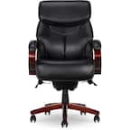 Front. La-Z-Boy - La-Z-Boy Bradley Bonded Leather Executive Chair, Black (46089-CC) - Black.