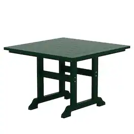 WestinTrends - Malibu 43" Outdoor Patio Square Dining Table - Dark Green