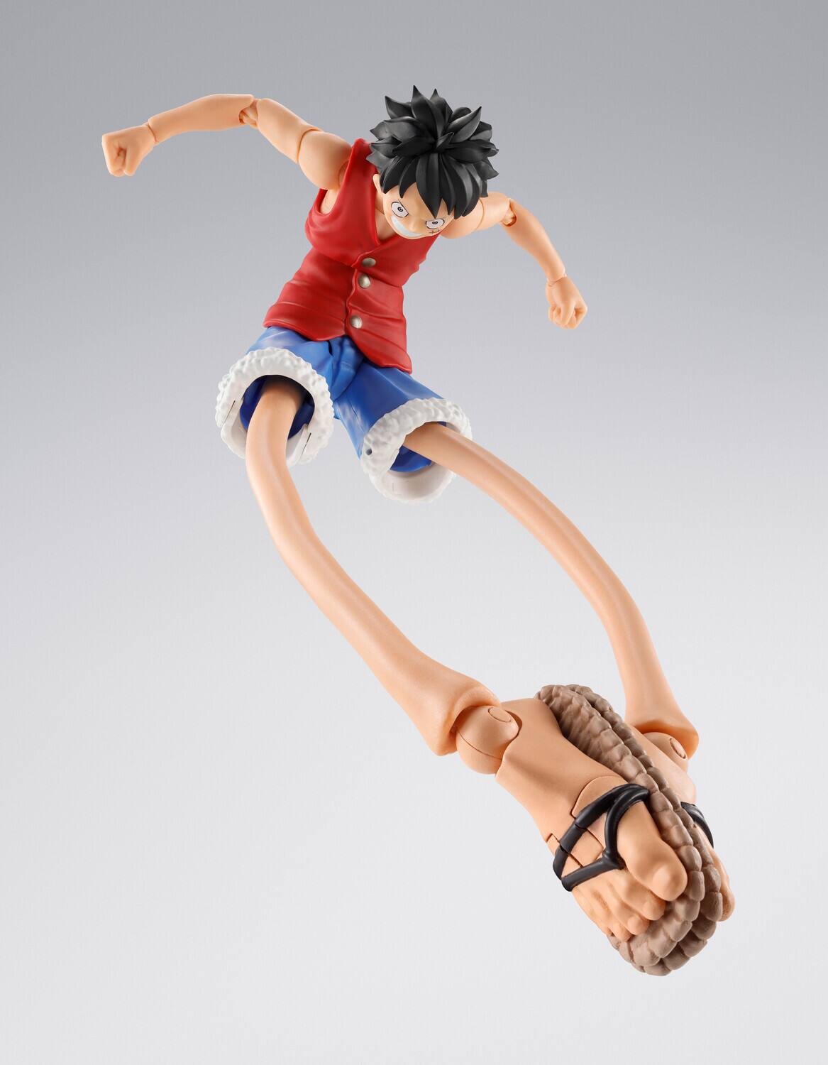 Alt View 2. Bandai - Tamashii Nations - One Piece - S.H.Figuarts - Monkey D. Luffy -ROMANCE DAWN- Gum-Gum OPTION PARTS - Collectibles - Multicolor.
