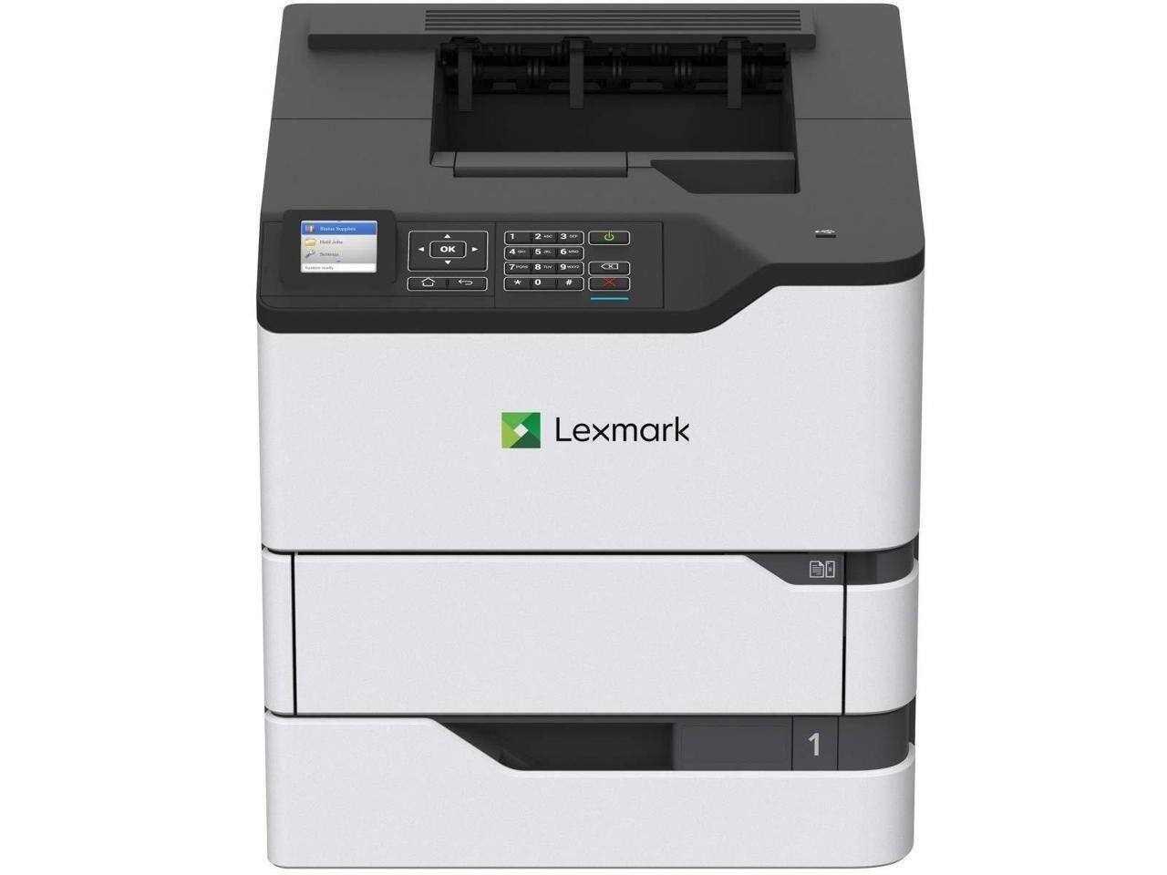 Alt View 3. Lexmark - Lexmark MS821dn Single Function Monochrome Duplex Laser Printer - false.
