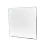 Floortex - Glass Magnetic Grid Board 14" x 14" - White - Front_Zoom