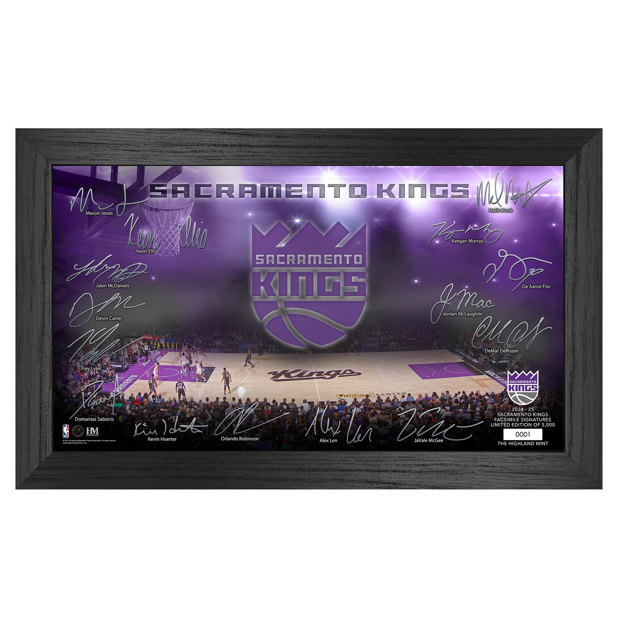 Sacramento Kings Signature Court Print