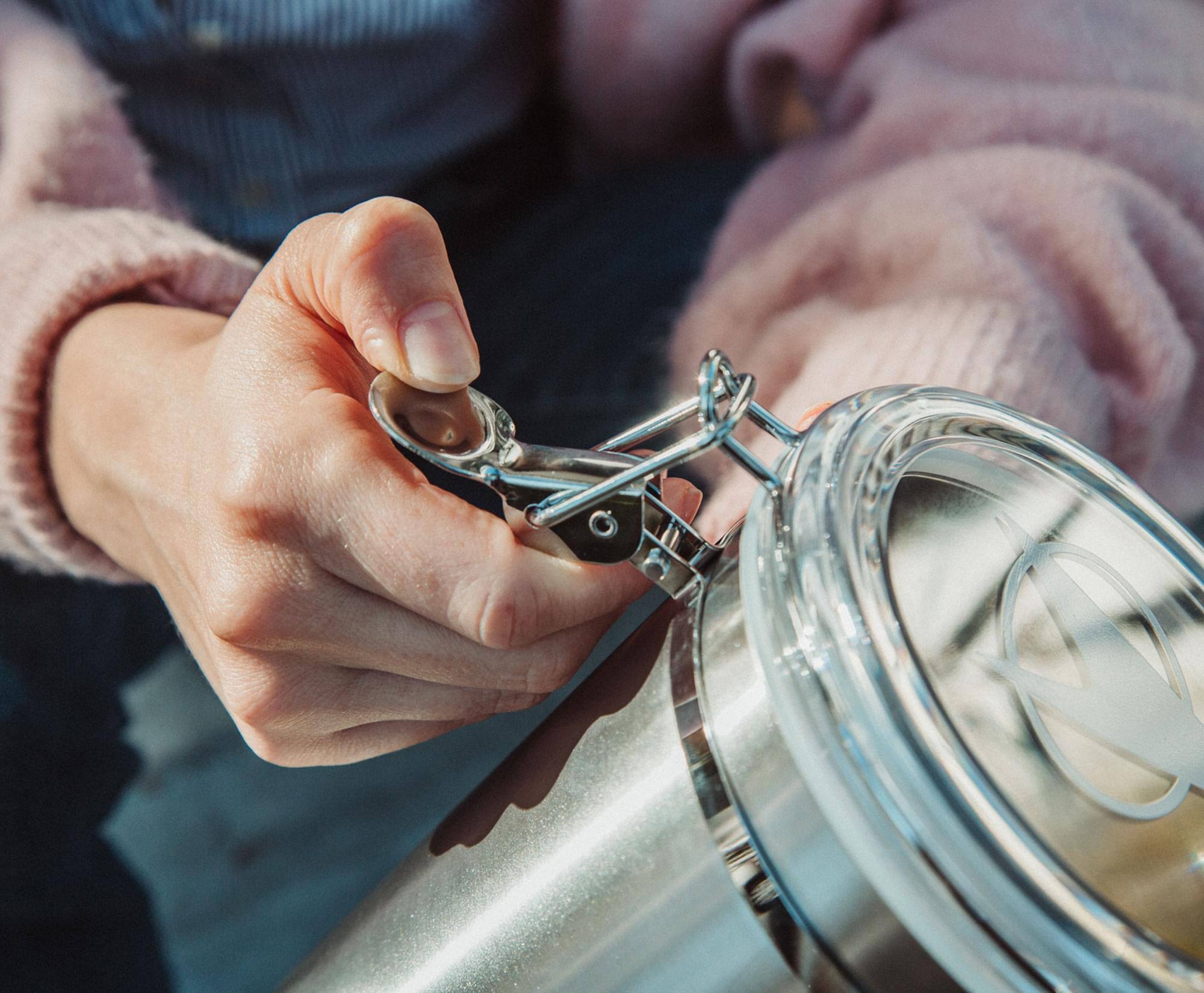 Alt View 5. Ukonic - Star Trek: The Next Generation Stainless Steel Storage Jar Containers | Set of 4 - Silver.